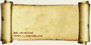 Hana Šaranović vizit kartica